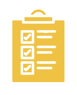 Product manufacturing icon: checklist
